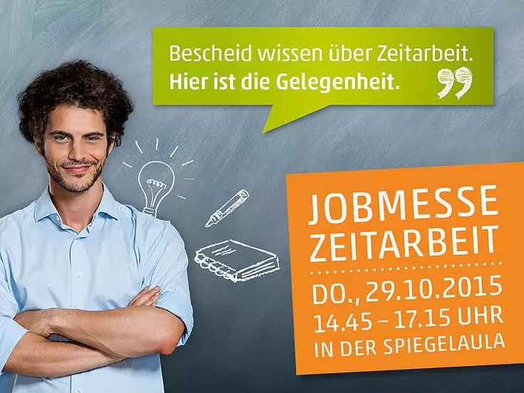12 Firmen stellen am Donnerstag (29.10.2015) zur Jobmesse ihre attraktiven Stellenangebote in Zeitarbeit vor. 12 Firmen stellen am Donnerstag (29.10.2015) zur Jobmesse ihre attraktiven Stellenangebote in Zeitarbeit vor.