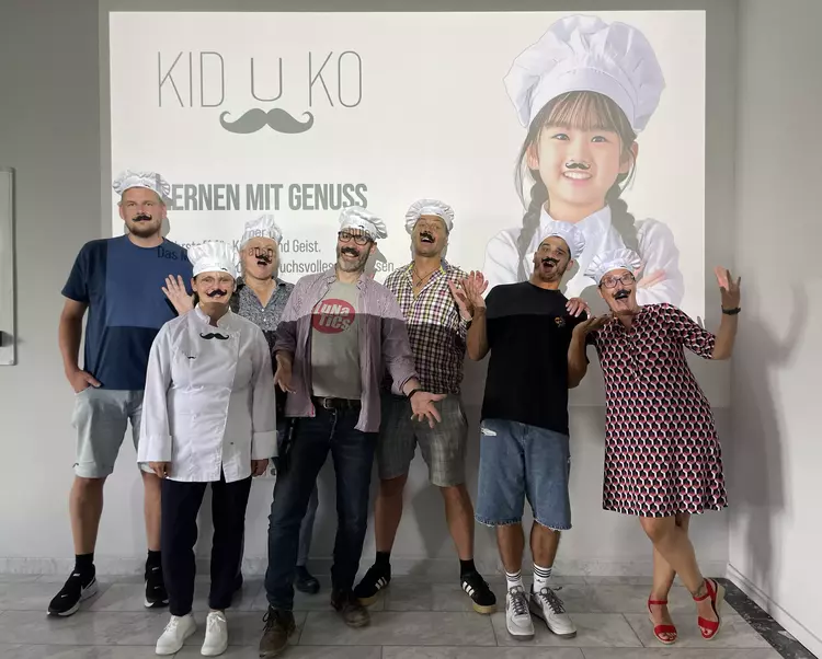 Gruppenbild mit den beteiligten Mediengestaltern.