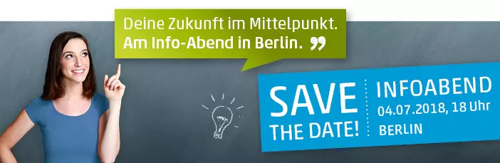 Welche Fördermöglichkeiten stehen offen? Wie sieht es auch mit Aufstiegschancen, Zulassungs- bzw. Aufnahmevoraussetzungen aus? Fachkundige Berater haben auf jede Frage die passende Antwort. Und zwar kostenlos und unverbindlich - ohne Anmeldung. Jetzt von 70 Jahren Erfahrung in Sachen Bildung profitieren. Eckert Schulen - Wir bilden Zukunft!