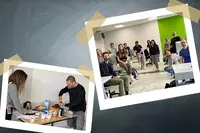 Die einzelnen Fachbereiche am BFW Eckert verabschiedeten die Teilnehmer im kleinen Kreis. In der Ausbildung der Mediengestalter wurde im Anschluss an die erfolgreichen Prüfungen mit Kaffee und Kuchen gefeiert. Die einzelnen Fachbereiche am BFW Eckert verabschiedeten die Teilnehmer im kleinen Kreis. In der Ausbildung der Mediengestalter wurde im Anschluss an die erfolgreichen Prüfungen mit Kaffee und Kuchen gefeiert.