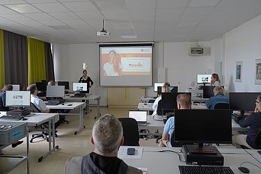 Vortrag über Moodle im Klassenzimmer