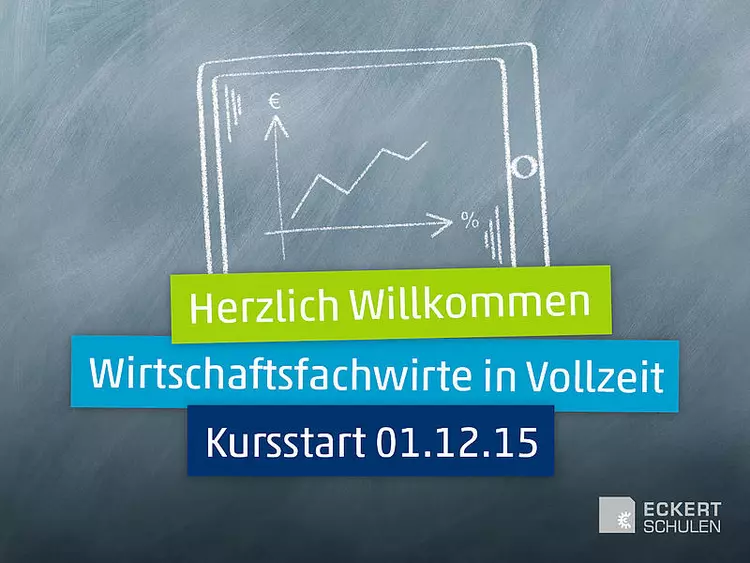 Am 1. Dezember 2015 starten die Eckert Schulen an 6 Standorten den begehrten Lehrgang zum Wirtschaftsfachwirt IHK. Am 1. Dezember 2015 starten die Eckert Schulen an 6 Standorten den begehrten Lehrgang zum Wirtschaftsfachwirt IHK.