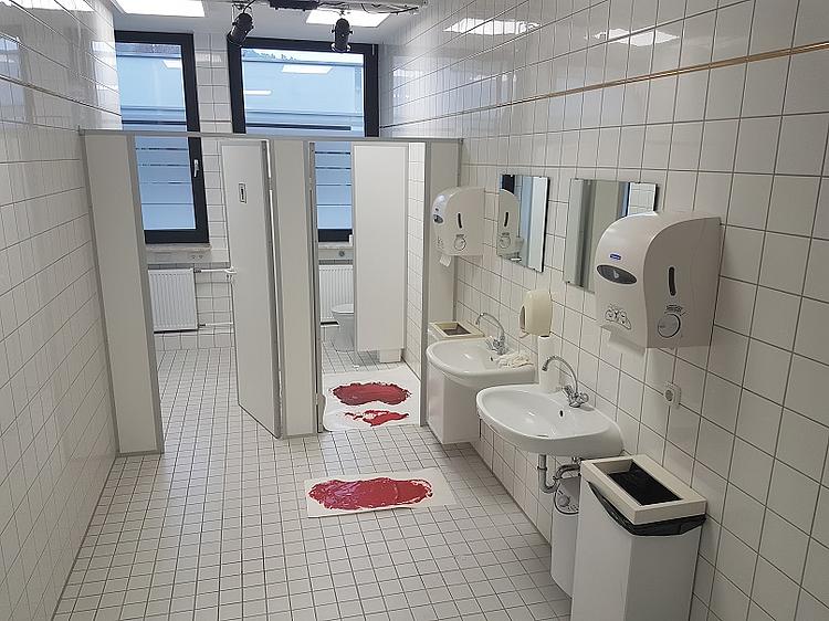 Szenerie WC-/Sanitärbereich 