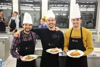 V.l.n.r.: Oliver Hein, Julian Derstroff und Sebastian Stolze präsentierten freudig ihre Ergebnisse. V.l.n.r.: Oliver Hein, Julian Derstroff und Sebastian Stolze präsentierten freudig ihre Ergebnisse.