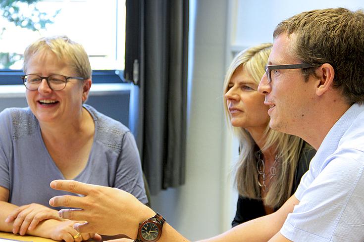 Marc Raiser bei der persönlichen Schulung am Campus Regenstauf