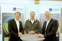 (v.l.n.r.) Carsten Seefelder (Fachbereichsleiter bei den Eckert Schulen), Elmar Reese (Senior Manager Mechanical Engineering bei SII Technologies) und Markus Johannes Zimmermann (Geschäftsführer der Dr. Eckert Akademie) freuen sich auf die künftige Zusamm (v.l.n.r.) Carsten Seefelder (Fachbereichsleiter bei den Eckert Schulen), Elmar Reese (Senior Manager Mechanical Engineering bei SII Technologies) und Markus Johannes Zimmermann (Geschäftsführer der Dr. Eckert Akademie) freuen sich auf die künftige Zusammenarbeit