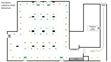 Standplan Bibliothek