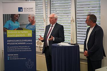 Abschlussfeier Pflegefachkräfte: Ansprachen