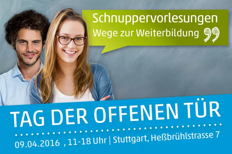 Neue Lehrräume, bewährte Erfolgskurse: Mit dem Tag der offenen Tür am 9. April feiern die Eckert Schulen Stuttgart in der Heßbrühlstraße mit Schnuppervorlesungen und kostenloser Beratung. Neue Lehrräume, bewährte Erfolgskurse: Mit dem Tag der offenen Tür am 9. April feiern die Eckert Schulen Stuttgart in der Heßbrühlstraße mit Schnuppervorlesungen und kostenloser Beratung.