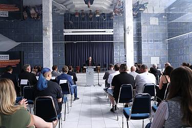 Anerkennung für besondere Leistungen Eckert Schulen, Spiegelsaal, Festakt, Ehrung, Auszeichnung, Bildung, Veranstaltung, Publikum, Rede, Würdigung