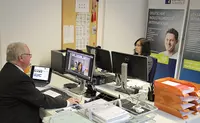 Gerald Saule (Head of Vocational Training International) und Hua Lei (Senior Project Manager International) eröffneten die Trainingsreihe Mitte Oktober mit einer Einführung in das deutsche Bildungssystem.