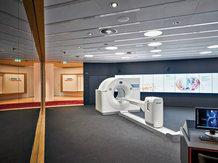 Mit 1.300 Quadratmetern lädt das Siemens Healthineers Experience Center zum Lernen und Erleben ein. Bild: Siemens Healthineers