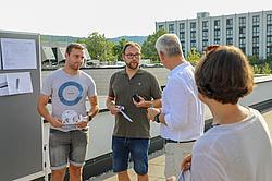 Studierende der Maschinenbautechnik arbeiten während der HOP-Woche 2026 gemeinsam an praxisnahen technischen Projekten.