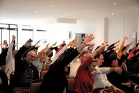 Weiterbildung für die Weiterbildung - Der Fortbildungstag im Foyer der Hotelfachschulen der Eckert Schulen war informativ und ein Spaß für alle Beteiligten. Weiterbildung für die Weiterbildung - Der Fortbildungstag im Foyer der Hotelfachschulen der Eckert Schulen war informativ und ein Spaß für alle Beteiligten.