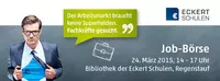 Jobbörse der Eckert Schulen am 24. März 2015 am Campus Regenstauf Jobbörse der Eckert Schulen am 24. März 2015 am Campus Regenstauf