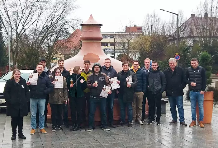 Als Excellence Partner bietet Bischofshof den Studierenden der Eckert Schulen regelmäßig spannende Einblicke in die Arbeit der Brauerei im Stadtwesten Regensburgs.