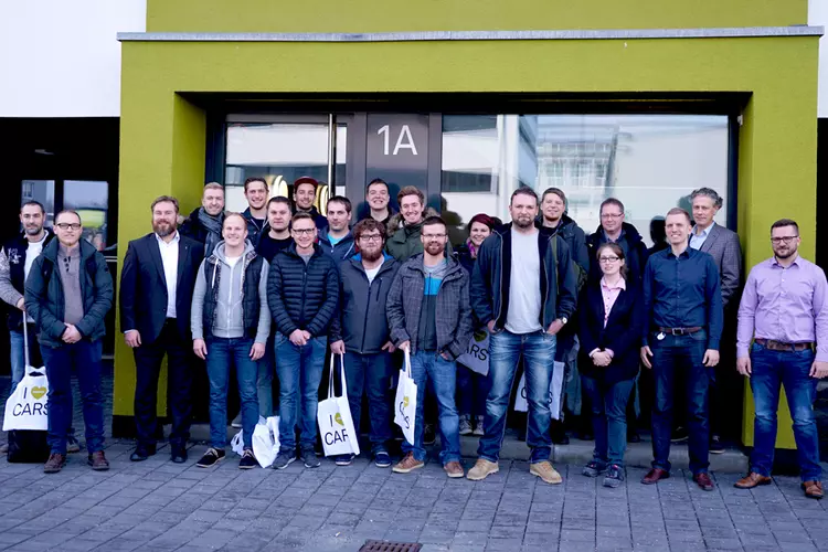Die angehenden Staatlich geprüften Fahrzeugtechniker der Technikerschule Regenstauf zu Besuch bei der Firma ASAP in Gaimersheim (bei Ingolstadt) Die angehenden Staatlich geprüften Fahrzeugtechniker der Technikerschule Regenstauf zu Besuch bei der Firma ASAP in Gaimersheim (bei Ingolstadt)