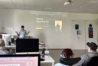 Vortrag zur Firma Media Renner, vorgetragen von einem ehemaligem BFW Schüler.