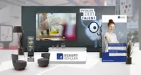 Am virtuellen Stand der Eckert Schulen können die Teilnehmer die Erstausbildung an den Medizinischen Schulen kennenlernen und im Live-Chat Fragen stellen. Am virtuellen Stand der Eckert Schulen können die Teilnehmer die Erstausbildung an den Medizinischen Schulen kennenlernen und im Live-Chat Fragen stellen.