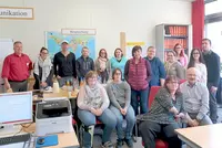 Die angehenden Kaufleute des Berufsförderungswerks Eckert zu Gast bei den "Kollegen" in Rummelsberg Die angehenden Kaufleute des Berufsförderungswerks Eckert zu Gast bei den "Kollegen" in Rummelsberg