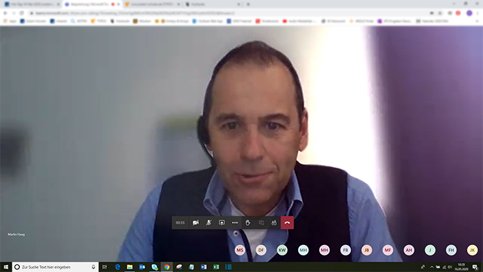 Die Fachberater gaben im Video-Chat Einblicke in die berufliche Aus- und Weiterbildung an den Eckert Schulen. Die Fachberater gaben im Video-Chat Einblicke in die berufliche Aus- und Weiterbildung an den Eckert Schulen.