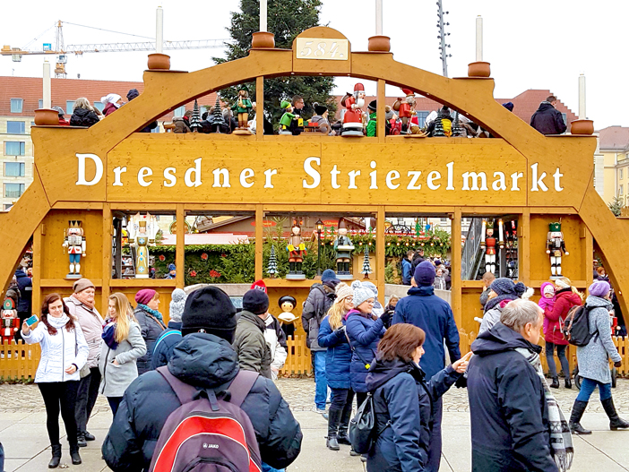 Der Ausflug zum Dresdner Striezelmarkt bot einen gelungenen Ausklang des Ausflugsjahres 2018