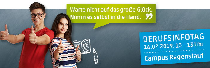 Zum Berufsinfotag am Samstag, den 16. Februar 2019 von 10 bis 13 Uhr, öffnen die Eckert Schulen ihre Türen – um Anmeldung wird gebeten. Zum Berufsinfotag am Samstag, den 16. Februar 2019 von 10 bis 13 Uhr, öffnen die Eckert Schulen ihre Türen – um Anmeldung wird gebeten.