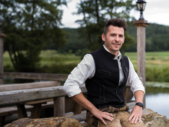 Andreas Brunner - Juniorchef des Brunner-Hofs Arnschwang